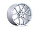 Niche Prodigy 5 Silver with Machined Face Wheel; 18x8.5 (05-09 Mustang)