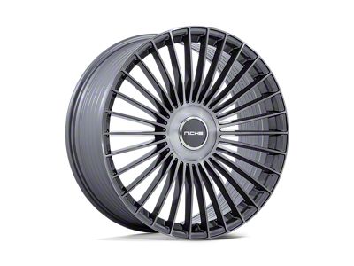 Niche Serene Gloss Titanium Brushed Wheel; 20x10.5; 40mm Offset (05-09 Mustang)