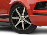 Niche Verona Matte Black Machined Wheel; 19x8.5; 35mm Offset (05-09 Mustang)