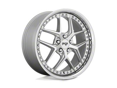 Niche Vice Matte Silver Wheel; 20x10.5 (05-09 Mustang)