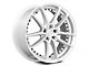 Niche DFS Gloss Silver Machined Wheel; Rear Only; 20x10.5 (06-10 RWD Charger)