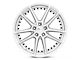 Niche DFS Gloss Silver Machined Wheel; Rear Only; 20x10.5 (06-10 RWD Charger)