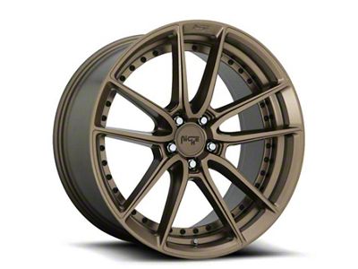 Niche DFS Matte Bronze Wheel; Rear Only; 22x10.5 (06-10 RWD Charger)