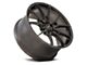 Niche Kanan Brushed Candy Smoke Wheel; Rear Only; 20x10 (06-10 RWD Charger)