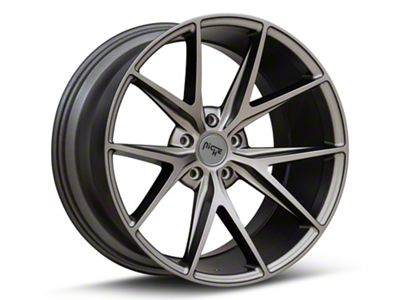 Niche Misano Matte Gunmetal Wheel; Rear Only; 20x10.5; 20mm Offset (06-10 RWD Charger)