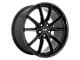 Niche Rainier Gloss Black Wheel; Rear Only; 22x10.5 (06-10 RWD Charger)