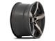 Niche Teramo Matte Black with Double Dark Tint Wheel; 20x10.5 (06-10 RWD Charger)