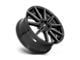 Niche Tifosi Gloss Black Milled Wheel; Rear Only; 20x10.5 (06-10 RWD Charger)