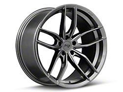 Niche Vosso Matte Anthracite Wheel; 20x9; 18mm Offset (06-10 RWD Charger)