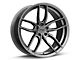Niche Vosso Matte Anthracite Wheel; Rear Only; 20x10.5 (06-10 RWD Charger)