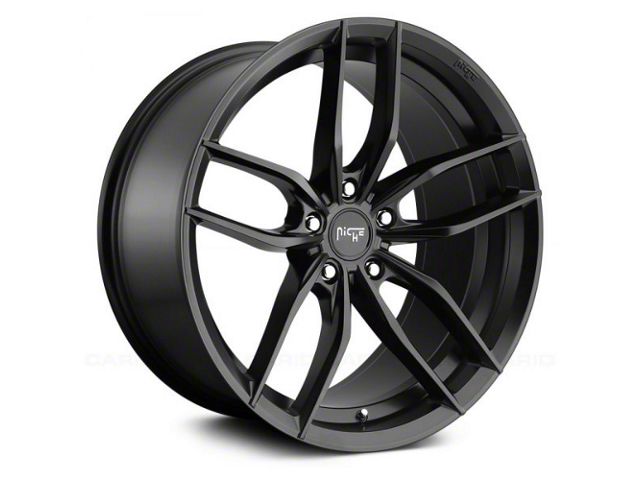 Niche Vosso Matte Black Wheel; 18x8 (06-10 RWD Charger)