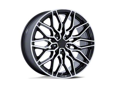 Niche Calabria 5 Gloss Black Machined Wheel; 20x9 (10-15 Camaro, Excluding ZL1)