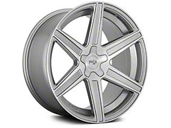 Niche Carina Anthracite and Brushed Tinted Clear Wheel; Rear Only; 20x10.5 (10-15 Camaro, Excluding ZL1)