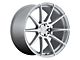 Niche Essen Gloss Silver Machined Wheel; Rear Only; 20x10 (10-15 Camaro, Excluding ZL1)