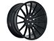 Niche Form Gloss Black Wheel; Rear Only; 20x10 (10-15 Camaro, Excluding ZL1)