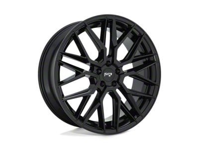 Niche Gamma Gloss Black Wheel; 19x8.5; 35mm Offset (10-15 Camaro, Excluding ZL1)