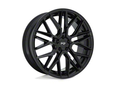 Niche Gamma Gloss Black Wheel; 19x9.5; 35mm Offset (10-15 Camaro, Excluding ZL1)