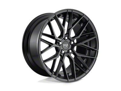 Niche Gamma Matte Black Wheel; 19x9.5; 40mm Offset (10-15 Camaro, Excluding ZL1)