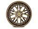 Niche Gamma Matte Bronze Wheel; Rear Only; 20x10.5 (10-15 Camaro, Excluding ZL1)