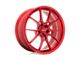 Niche Kanan Brushed Candy Red Wheel; 19x9.5 (10-15 Camaro, Excluding ZL1)