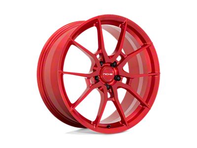 Niche Kanan Brushed Candy Red Wheel; 20x9.5 (10-15 Camaro, Excluding ZL1)