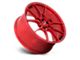 Niche Kanan Brushed Candy Red Wheel; 20x9.5 (10-15 Camaro, Excluding ZL1)