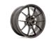 Niche Kanan Brushed Candy Smoke Wheel; Rear Only; 20x11.5; 52mm Offset (10-15 Camaro, Excluding ZL1)