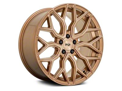 Niche Mazzanti Bronze Brushed Wheel; Rear Only; 20x10.5 (10-15 Camaro, Excluding ZL1)