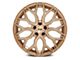Niche Mazzanti Bronze Brushed Wheel; Rear Only; 20x10.5 (10-15 Camaro, Excluding ZL1)