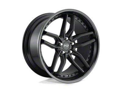 Niche Methos Gloss Black Matte Black Wheel; 19x9.5 (10-15 Camaro, Excluding ZL1)