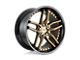 Niche Methos Matte Bronze with Black Bead Ring Wheel; 19x9.5 (10-15 Camaro, Excluding ZL1)