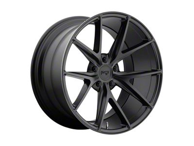 Niche Misano Matte Black Wheel; Rear Only; 20x10 (10-15 Camaro)