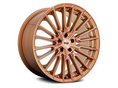 Niche Premio Bronze Brushed Wheel; Rear Only; 20x10.5 (10-15 Camaro, Excluding ZL1)