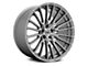 Niche Premio Platinum Brushed Wheel; Rear Only; 20x10.5 (10-15 Camaro, Excluding ZL1)