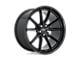 Niche Rainier Gloss Black Wheel; 22x10.5; 40mm Offset (10-15 Camaro, Excluding ZL1)