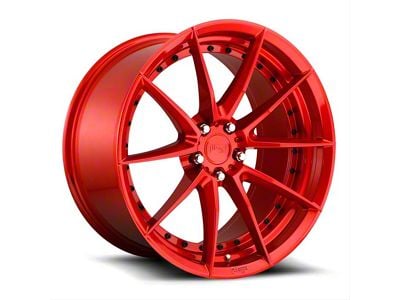Niche Sector Candy Red Wheel; 20x9 (10-15 Camaro)