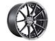 Niche Sector Gloss Anthracite Wheel; Rear Only; 20x10.5 (10-15 Camaro, Excluding ZL1)