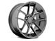 Niche Targa Matte Gunmetal Wheel; Rear Only; 20x10 (10-15 Camaro, Excluding ZL1)