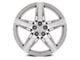 Niche Teramo Anthracite Brushed Face Tint Clear Wheel; Rear Only; 20x10.5 (10-15 Camaro, Excluding ZL1)