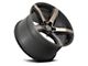 Niche Teramo Matte Black with Double Dark Tint Face Wheel; 18x8 (10-15 Camaro LS, LT)
