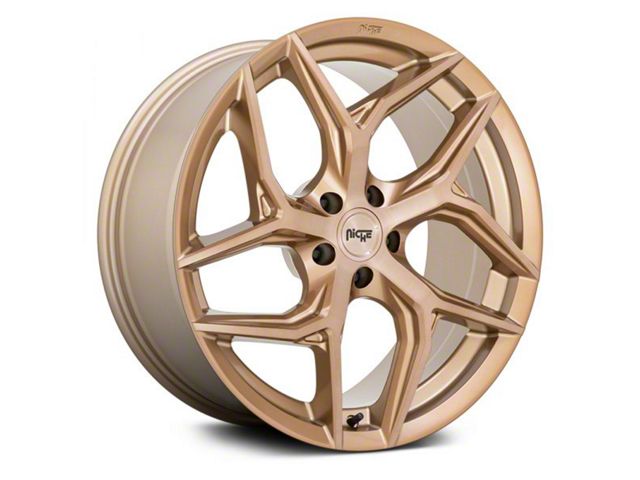 Niche Torsion Platinum Bronze Wheel; Rear Only; 20x10.5 (10-15 Camaro, Excluding ZL1)
