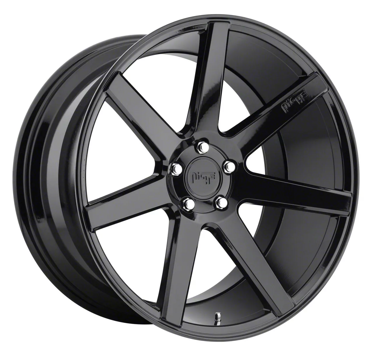 Niche Camaro Verona Gloss Black Wheel; 20x9; 35mm Offset M168209021+35  (10-15 Camaro) - Free Shipping