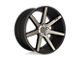 Niche Verona Matte Black Machined Wheel; 19x8.5; 35mm Offset (10-15 Camaro, Excluding ZL1)