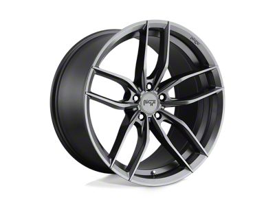 Niche Vosso Matte Anthracite Wheel; 19x9.5; 40mm Offset (10-15 Camaro, Excluding ZL1)