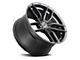 Niche Vosso Matte Anthracite Wheel; Rear Only; 20x10 (10-15 Camaro, Excluding ZL1)