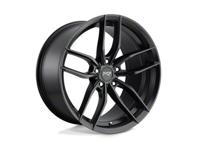 Niche Vosso Matte Black Wheel; 22x9; 38mm Offset (10-15 Camaro, Excluding ZL1)