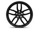 Niche Vosso Matte Black Wheel; Rear Only; 20x11; 25mm Offset (10-15 Camaro)