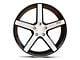 Niche Milan Gloss Black Brushed Wheel; 20x8.5 (10-14 Mustang)