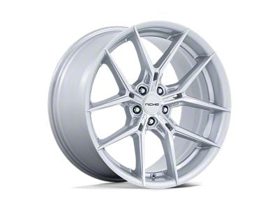 Niche Prodigy 5 Silver with Machined Face Wheel; 18x8.5 (10-14 Mustang GT w/o Performance Pack, V6)