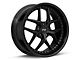Niche Vice Gloss Black with Matte Black Lip Wheel; 20x9 (10-14 Mustang)